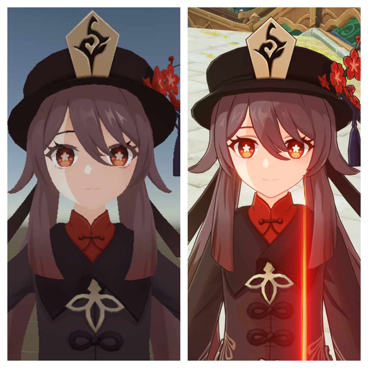 SDF贴图采样渲染结果